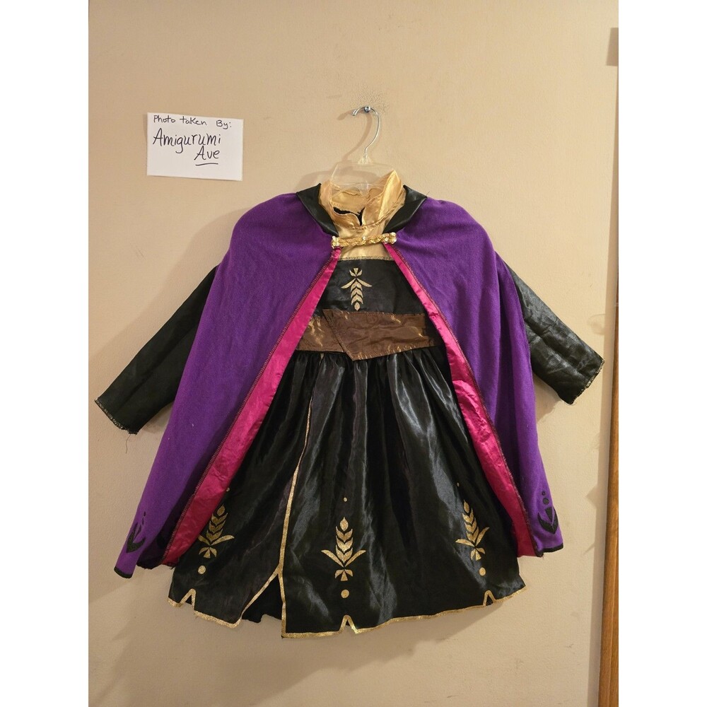 Disney Anna Frozen 2 Princess Kids Dress Costume Size 4-6X Halloween RN7509